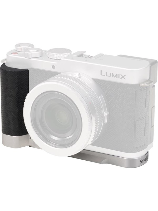 Image of SmallRig 5701 L-Shaped Mount Plate Handle for Panasonic LUMIX L10 Silver