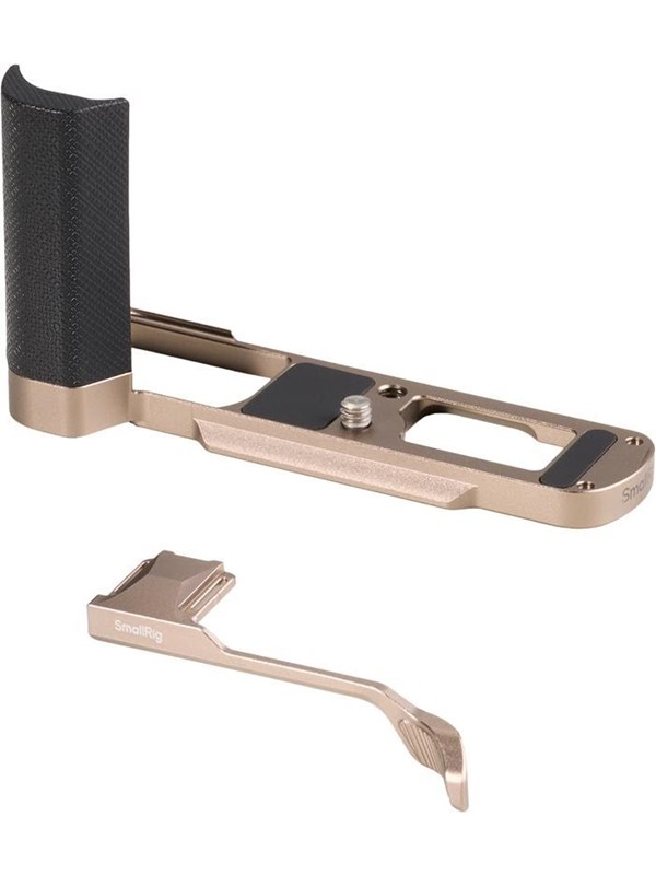 Image of SmallRig 6136 L-Shaped Mount Plate Handle for Panasonic LUMIX L10 Titanium