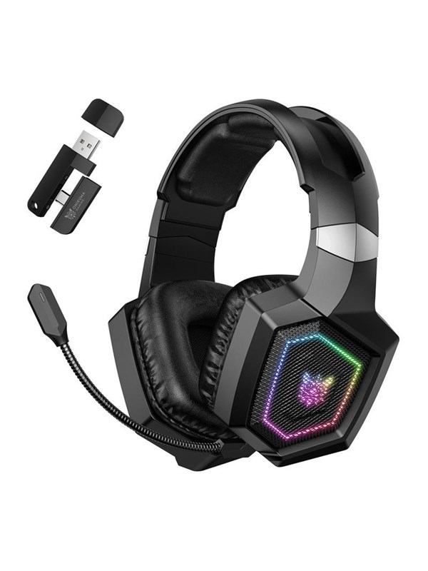 ONIKUMA GT806 kabellose Bluetooth 5.4 Gaming Kopfhörer RGB schwarz