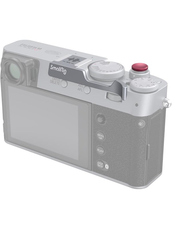 Image of SmallRig 4566 Thumb Grip for Fujifilm X100VI / X100V Silver