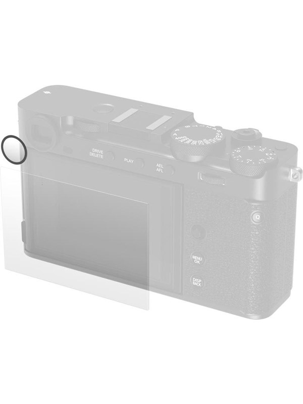 Protector de pantalla y visor SmallRig para FUJIFILM X-E5, cubierta de vidrio templado ultrafino de 0,3mm, borde redondo 2.5D, antiarañazos, -5988