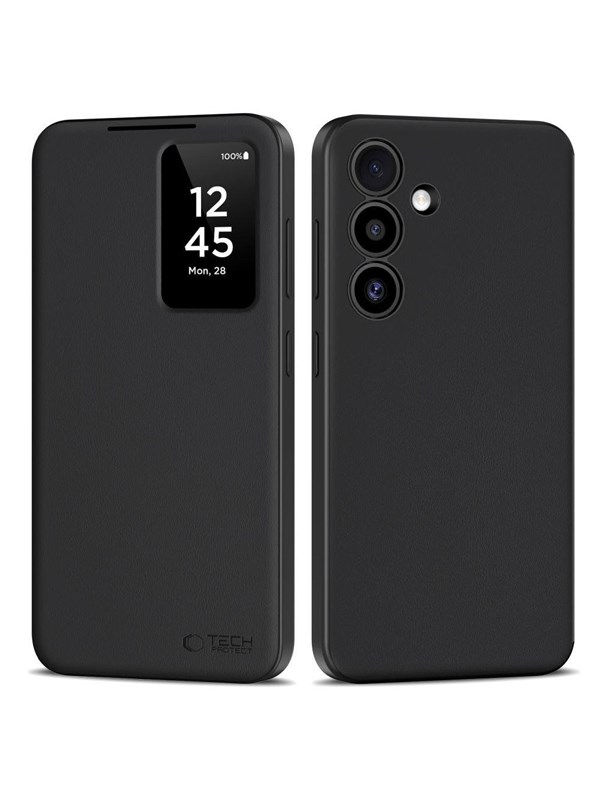 Tech-Protect Smart Wallet Case for Samsung Galaxy S25 FE - matt black