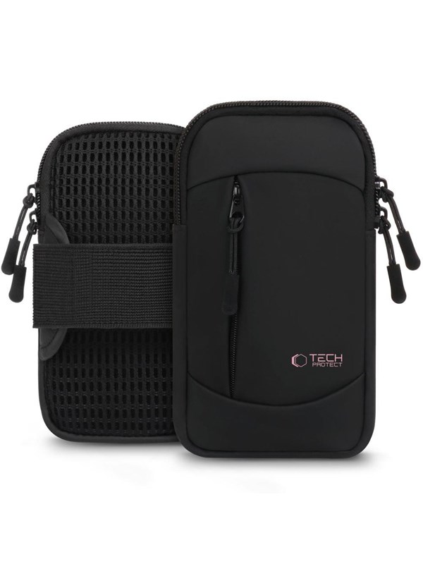 Tech-Protect M6 Universal Sport Shoulder Strap - Black  Pink