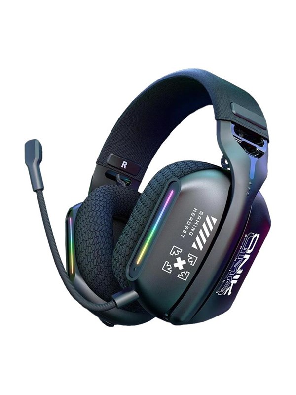 ONIKUMA GT808 Gaming Headset Kabelgebunden Bluetooth 5.3 Mikrofon RGB Schwarz