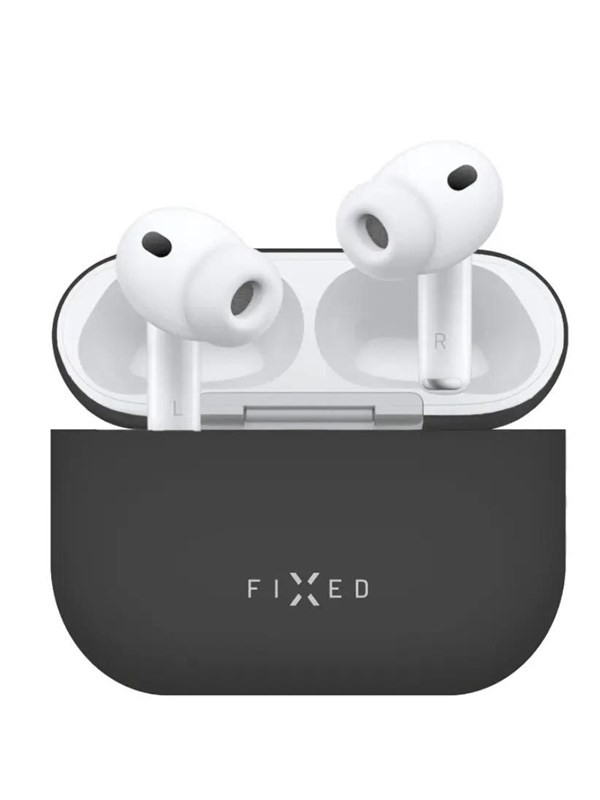 FIXED Silky Silicone case for Apple AirPods Pro 3 Black