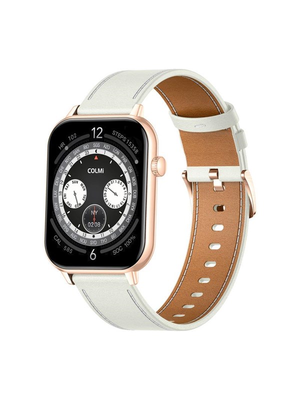 Colmi C28 Bluetooth 1,93" AMOLED Gold Weiß M Pulsmesser Schlafmonitor
