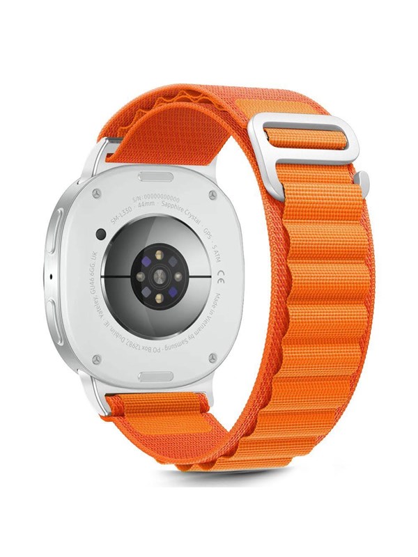Tech-Protect Nylon Stripe Strap for Samsung Galaxy Watch 40  44  46 mm - Orange
