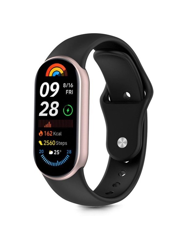 Tech-Protect IconBand Pure Strap for Xiaomi Smart Band 8 / 9 / 10 / NFC - Black