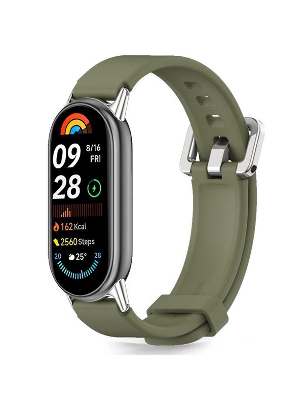 Tech-Protect IconBand Classic Strap for Xiaomi Smart Band 8 / 9 / 10 / NFC - Green