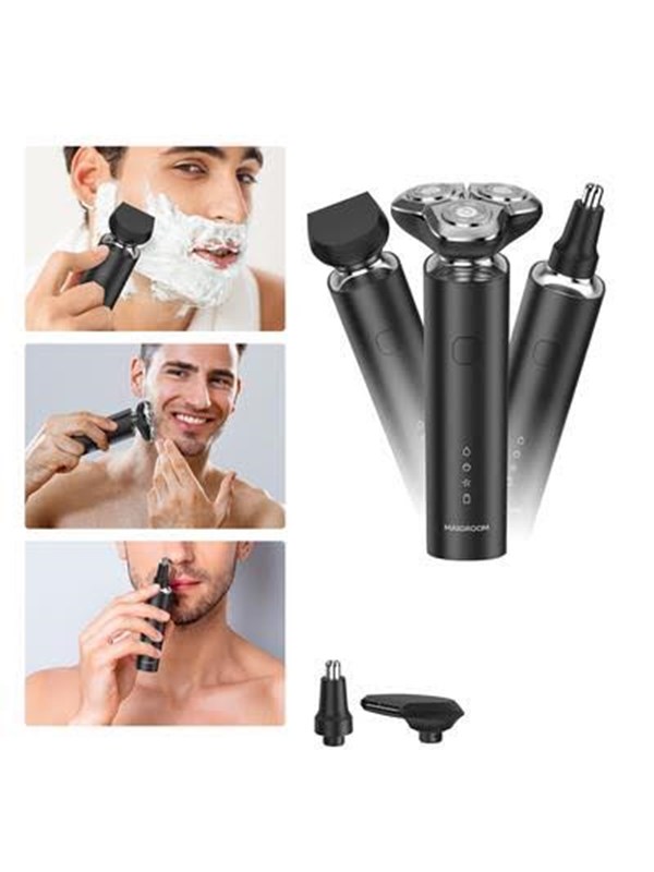 MAXGROOM Rasierapparate BS-8012A 3-in-1 Electric Shaver - Black