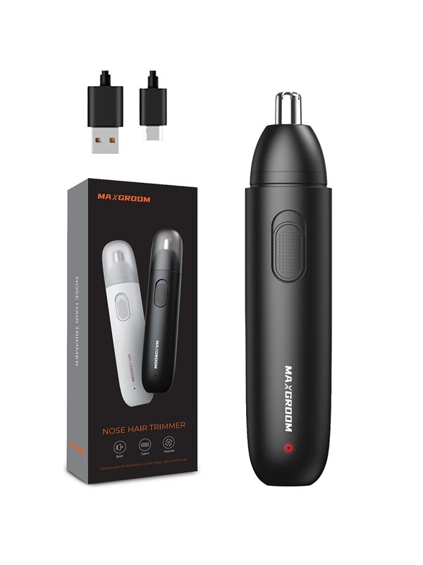 MAXGROOM Nasenhaartrimmer GT2220A Nose Ear and Eyebrow Trimmer - Black