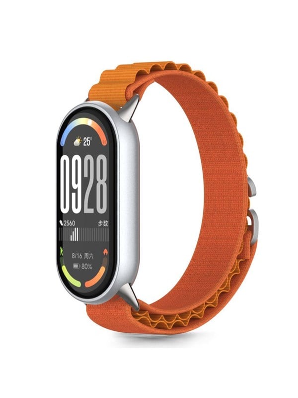 Tech-Protect Nylon Pro Strap for Xiaomi Smart Band 8 / 9 / 10 / NFC - Orange