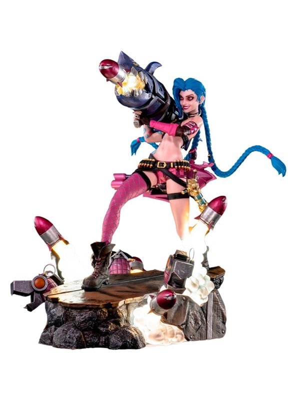 PureArts - League of Legends - Jinx 16 Scale Statue - Figur