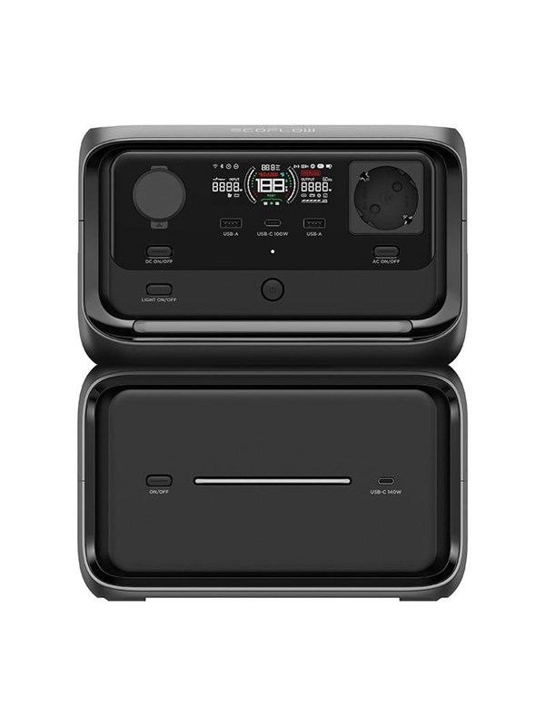 Image of EcoFlow RIVER 3 Max PLUS Wireless (858Wh 600W Powerstation+5000mAh Rapid Powerbank)