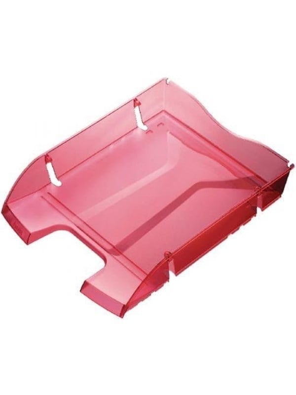 Briefablage Greenlogic H23635-20 A4   C4 rot-transparent Kunstst