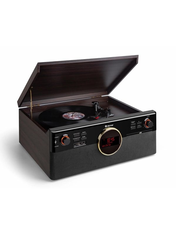 DENVER MRD-180DW DARK WOOD - Plattenspieler