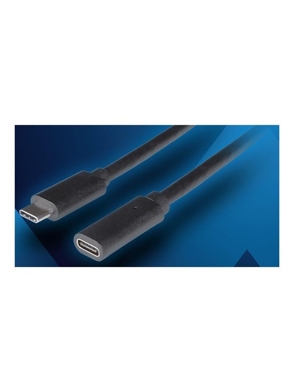 USB-C zu USB-C Kabel Lanberg 1,5 m USB 3.2 Gen 1 5 Gbit/s Schwarz