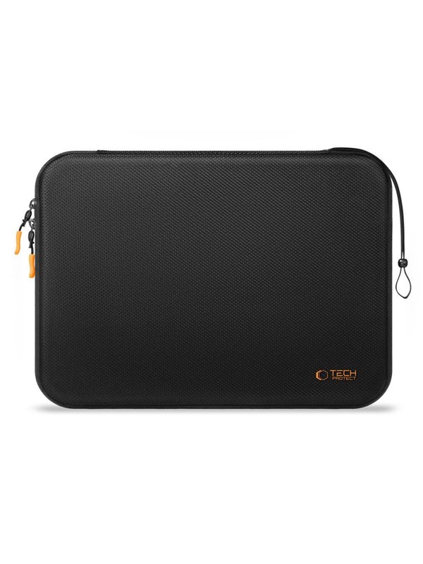 Tech-Protect Hardpouch Laptop Case 15-16 - Black  Orange