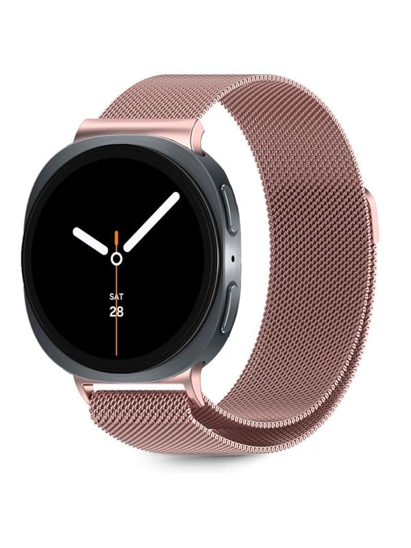 Tech-Protect Stainless Steel Strap for Samsung Galaxy Watch 404446 mm - Pink