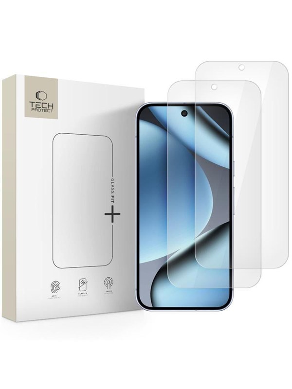 Tech-Protect Glass Fit 2-pack tempered glass for Google Pixel 9 Pro XL  10 Pro XL - transparent