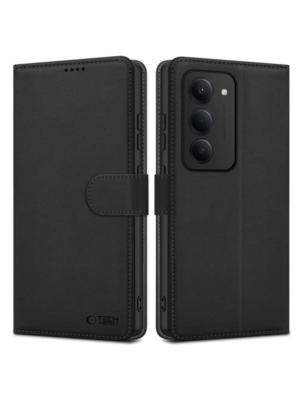 Tech-Protect Wallet Case for Xiaomi Redmi 15 4G / 5G - Black