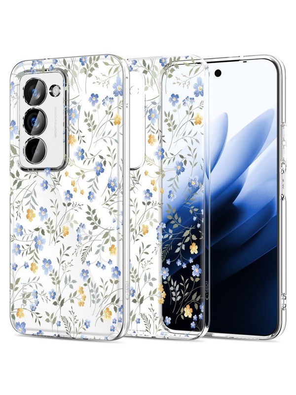 Tech-Protect FlexAir Case for Xiaomi Redmi 15 4G / 5G - Daisies with Leaves