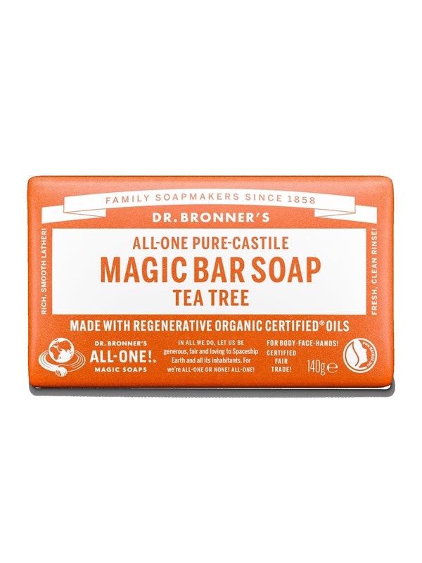 Dr Bronners Magic Tea Tree - Soap Bar All-One Hemp 140 g
