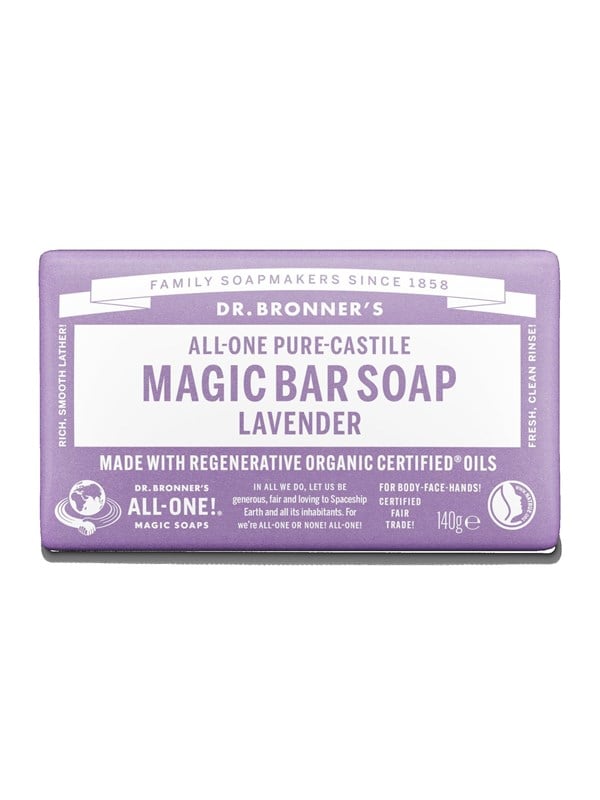Dr Bronners Magic Bar Soap Lavender 140 g