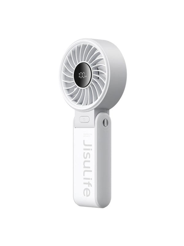 Jisulife Handheld Fan Life7 3600mAh Portable USB Fan - Gray Powerbank (Akku) - Grau - 3600 mAh