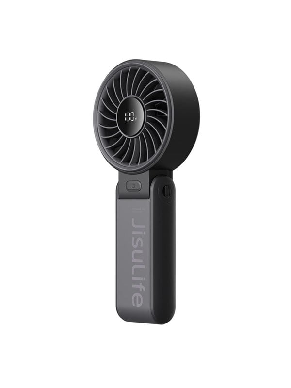 Jisulife Handheld Fan Life7 3600mAh Portable USB Fan - Black Powerbank (Akku) - schwarz - 3600 mAh
