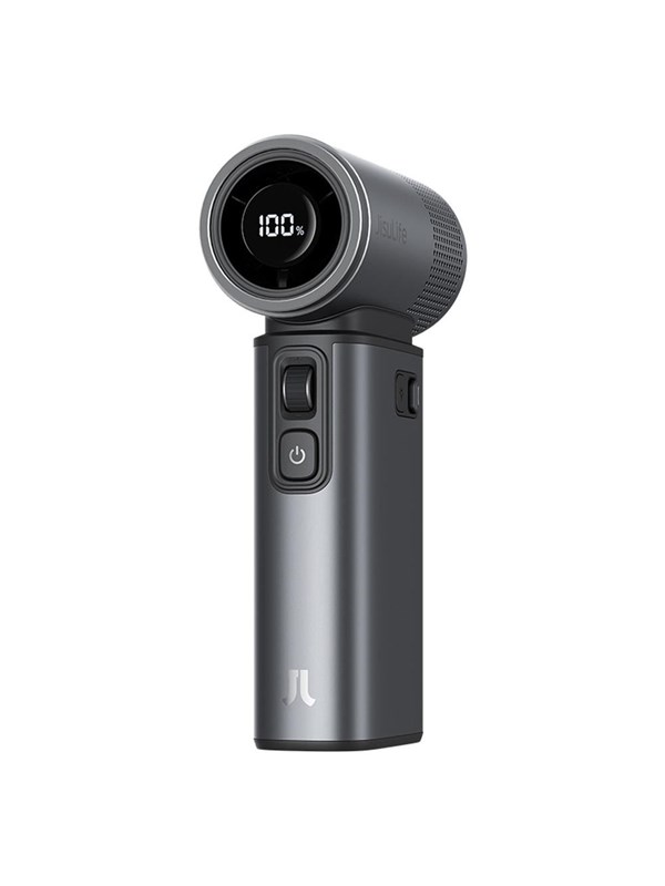 Jisulife Handheld Fan Ultra2 9000mAh 5-in-1 Mini Portable USB Fan - Dark Gray Powerbank (Akku) - schwarz - 9000 mAh
