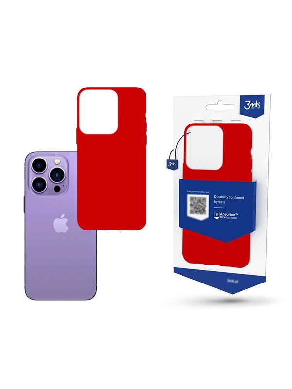 Image of 3mk Case for iPhone 14 Pro Max series Matt Case - Red