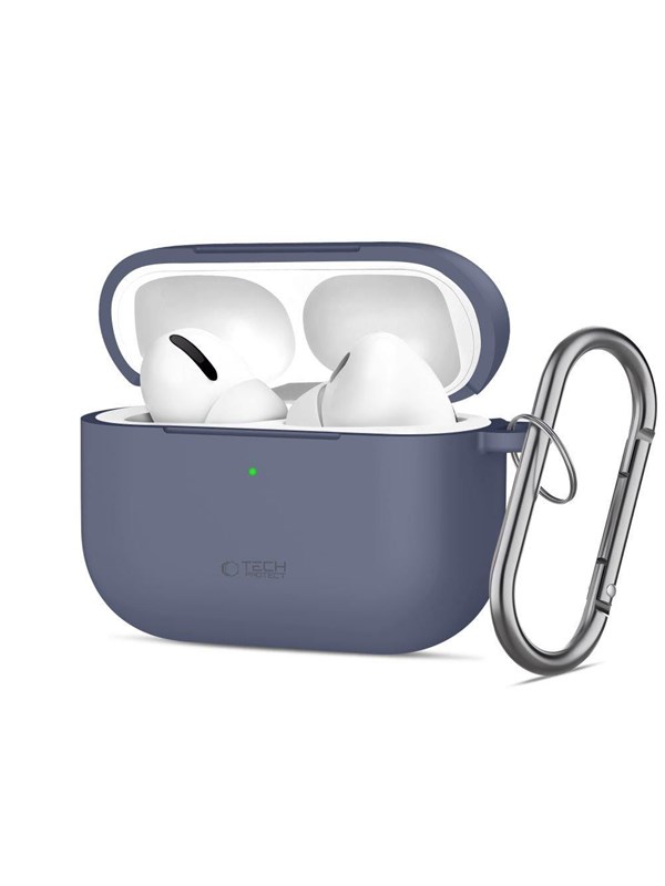 Image of Tech-Protect Silicone Hook Case for AirPods Pro - Blue