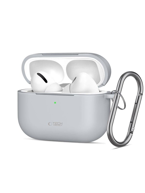 Image of Tech-Protect Silicone Hook Case for AirPods Pro - Grey