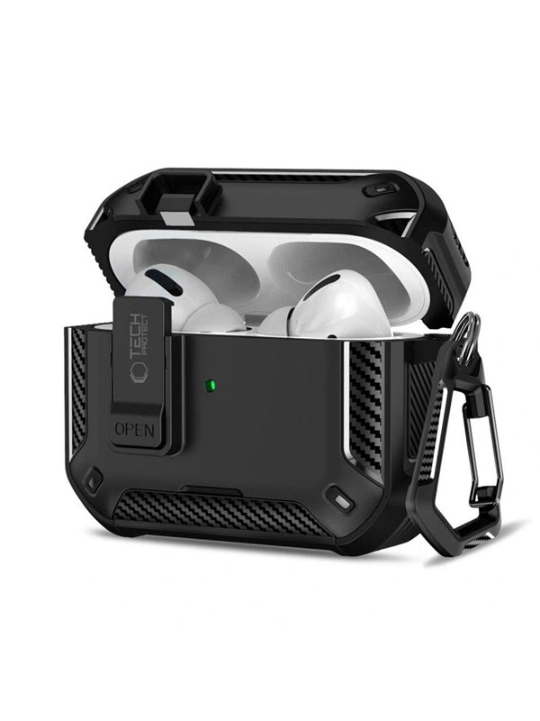 Image of Tech-Protect Carbonox MagSafe Case for AirPods Pro - Black