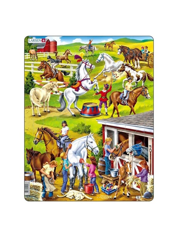Larsen Puzzles Puzzle Horses - 50 pieces Maxi 365x285 cm 2D Puzzles