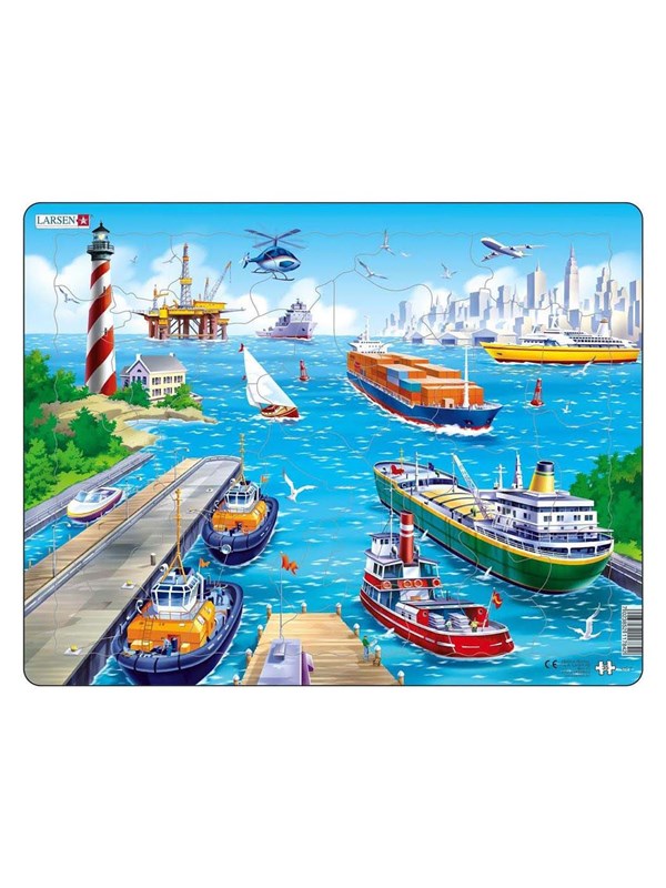 Larsen Puzzles Puzzle Harbor - 35 pieces Maxi 365x285 cm 2D Puzzles