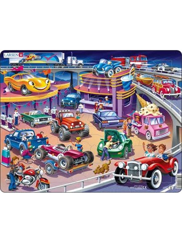 Larsen Puzzles Puzzle Cars - 58 pieces Maxi 365x285 cm 2D Puzzles