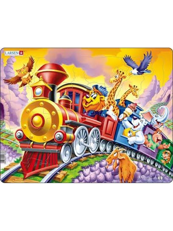 Larsen Puzzles Puzzle Circus Train - 30 pieces Maxi (36.5x28.5 cm) Boden
