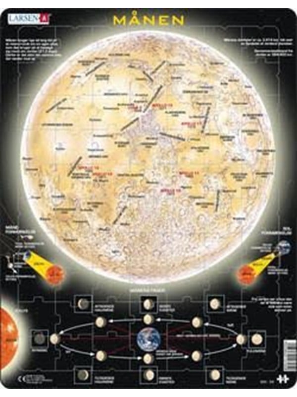 Larsen Puzzles Puzzle Moon - 70 pieces Maxi 365x285 cm 2D Puzzles