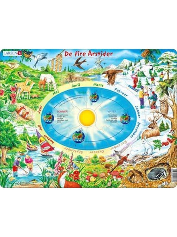 Larsen Puzzles Puzzle The Four Seasons - 44 pieces Maxi 365x285 cm 2D Puzzles