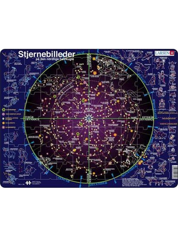 Larsen Puzzles Puzzle Constellations - 70 pieces Maxi (36.5x28.5 cm) Boden