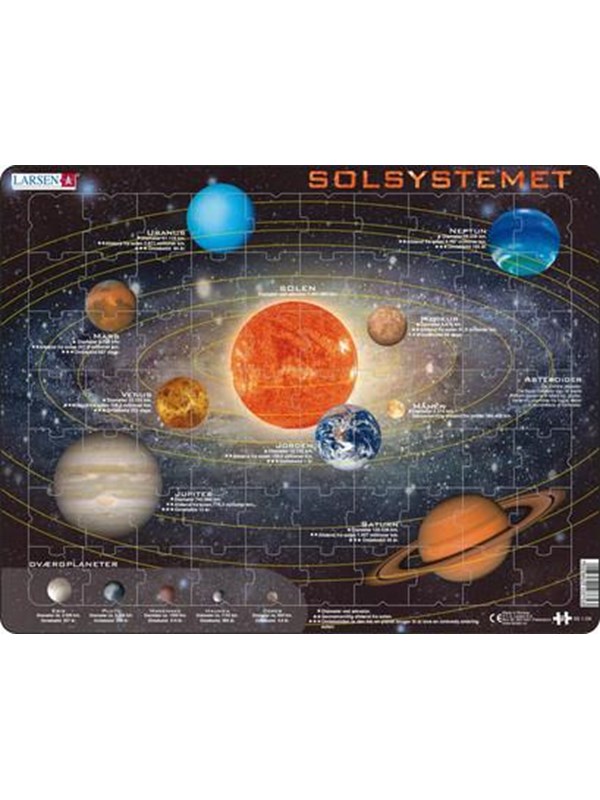Larsen Puzzles Puzzle Solar System - 70 pieces Maxi (36.5x28.5 cm) Boden