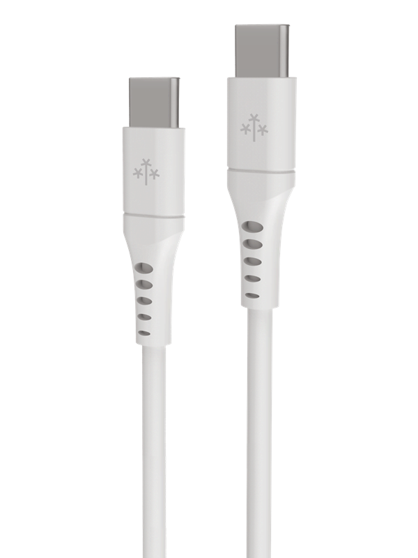 Hune Tallo USB-C To USB-C Cable 3m 3A60W - Snow White
