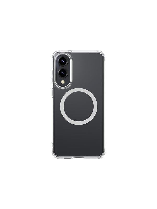 AmazingThing Minimal Mag Case with Magnetic Ring for Samsung Galaxy S25 Edge - Transparent