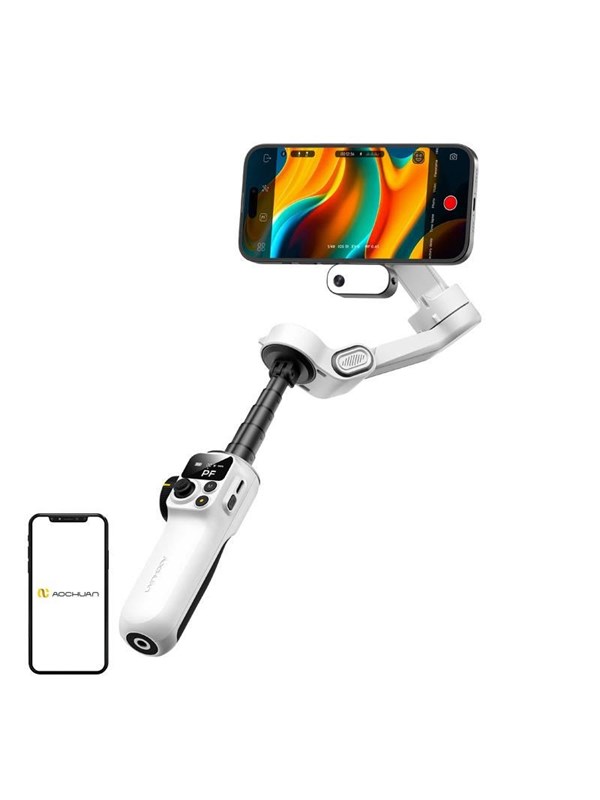 AOCHUAN P2 Gimbal with AI Sensor (White)
