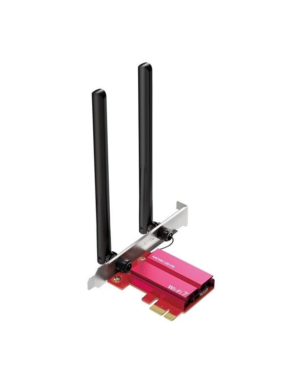 Tarjeta de Red Mercusys MA37BE PCI Express Wi-Fi 7 Tri-Band Bluetooth 5.4