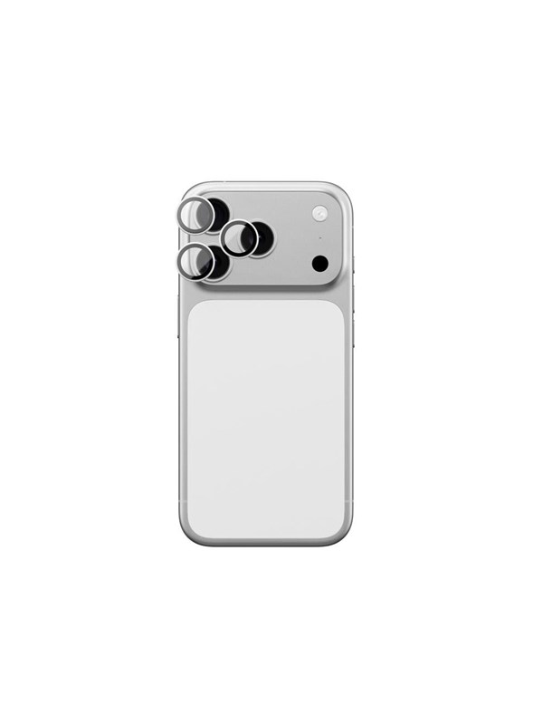 AmazingThing Lens Glass for iPhone 17 Pro  Pro Max with Silver Aluminum Frame