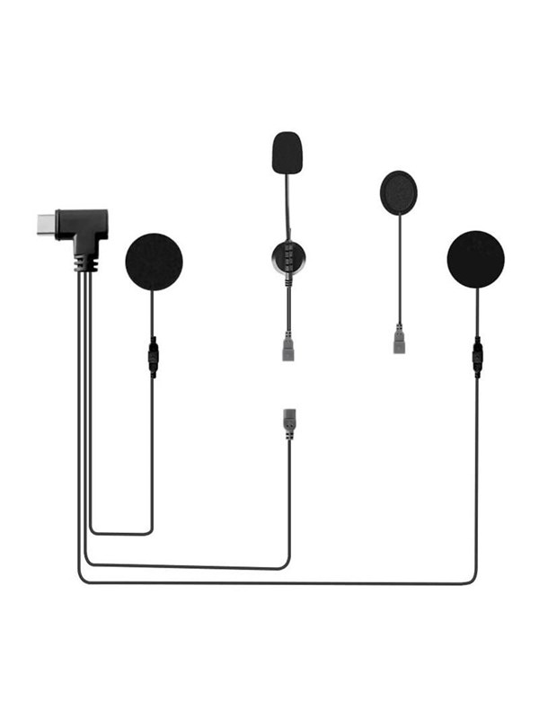 EJEAS Type-C Motorcycle Helmet Headset for MS8 HIFI-M3 Intercom