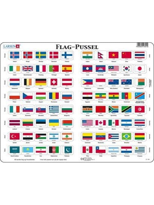 Larsen Puzzles Puzzle Flag-Puzzle - 80 pieces Maxi (36.5x28.5 cm) Boden